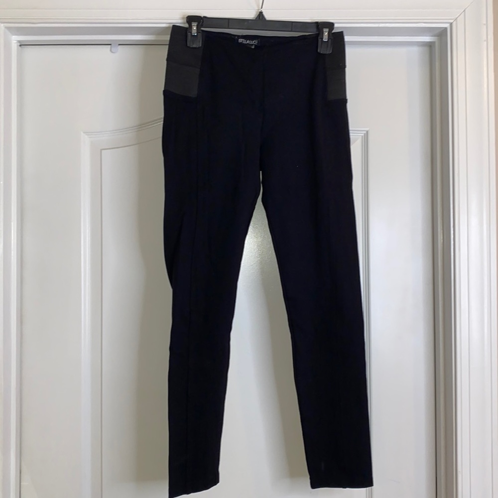 High Waist Skinny Black Pants